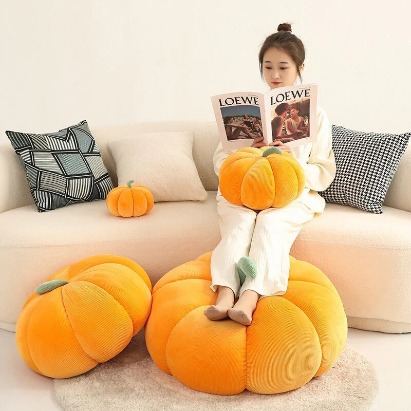 Small Pumpkin Pillow – Cute Sofa Cushion for Cozy Comfort